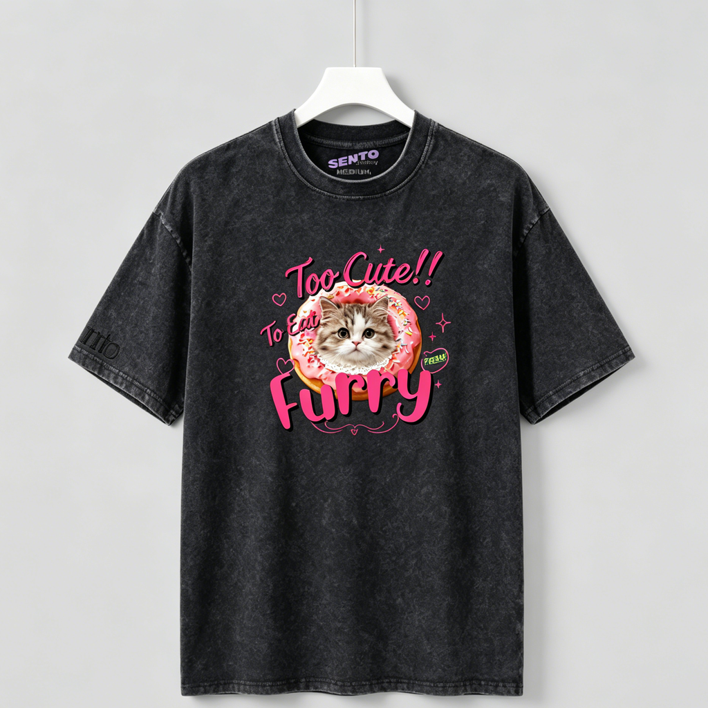 DIY - DONUT (CAT GRAPHIC TEE)