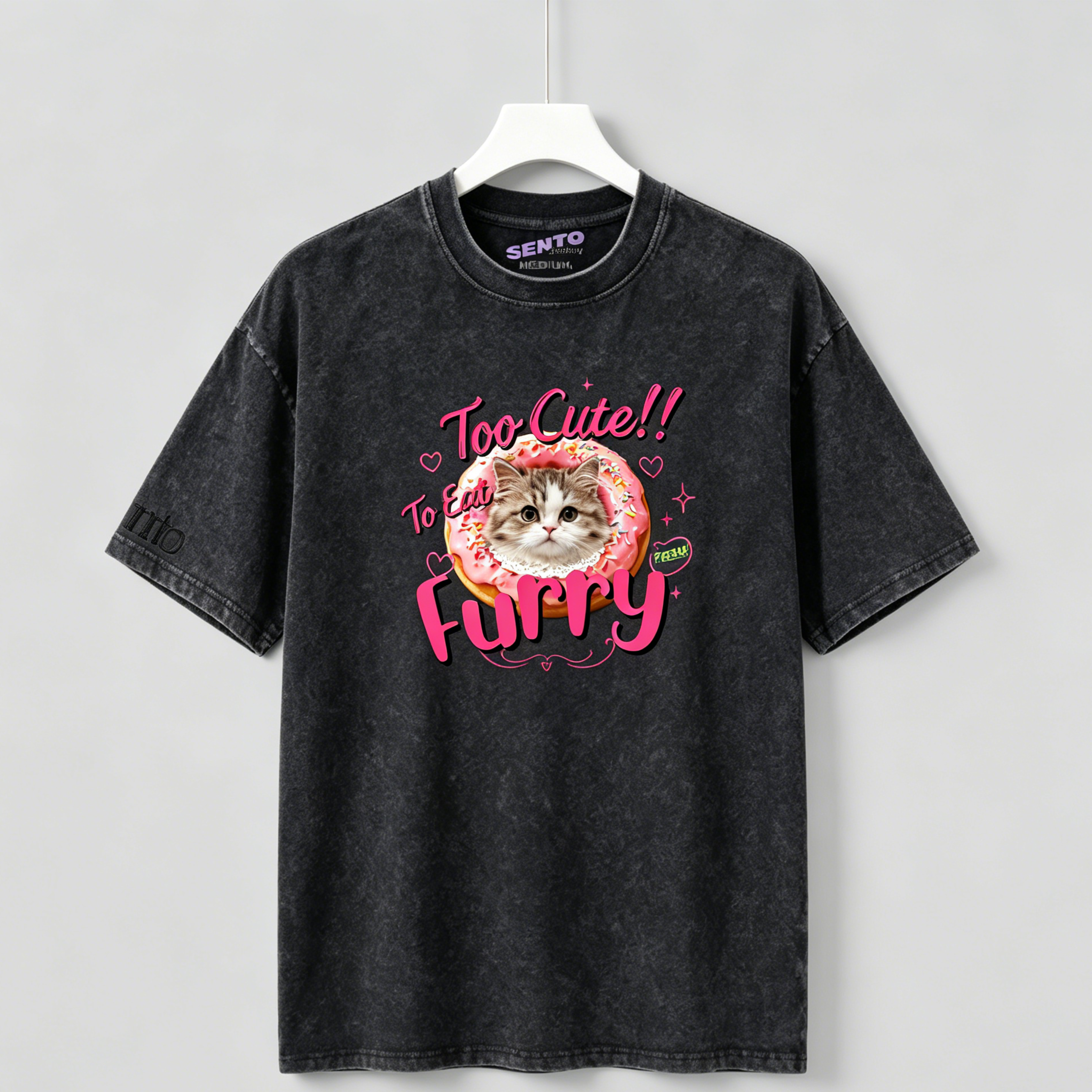 DIY - DONUT (CAT GRAPHIC TEE)