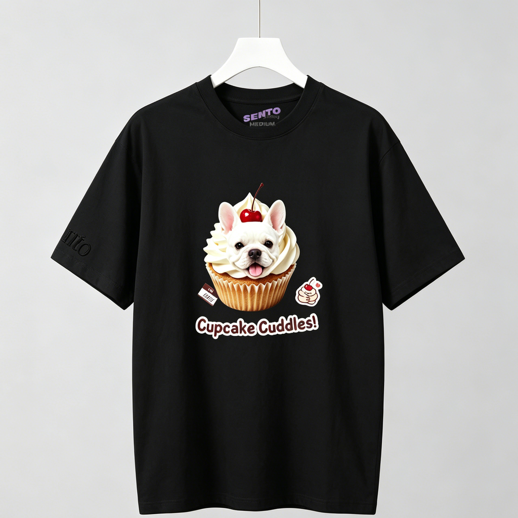 DIY - CUPCAKE (DOG GRAPHIC TEE)