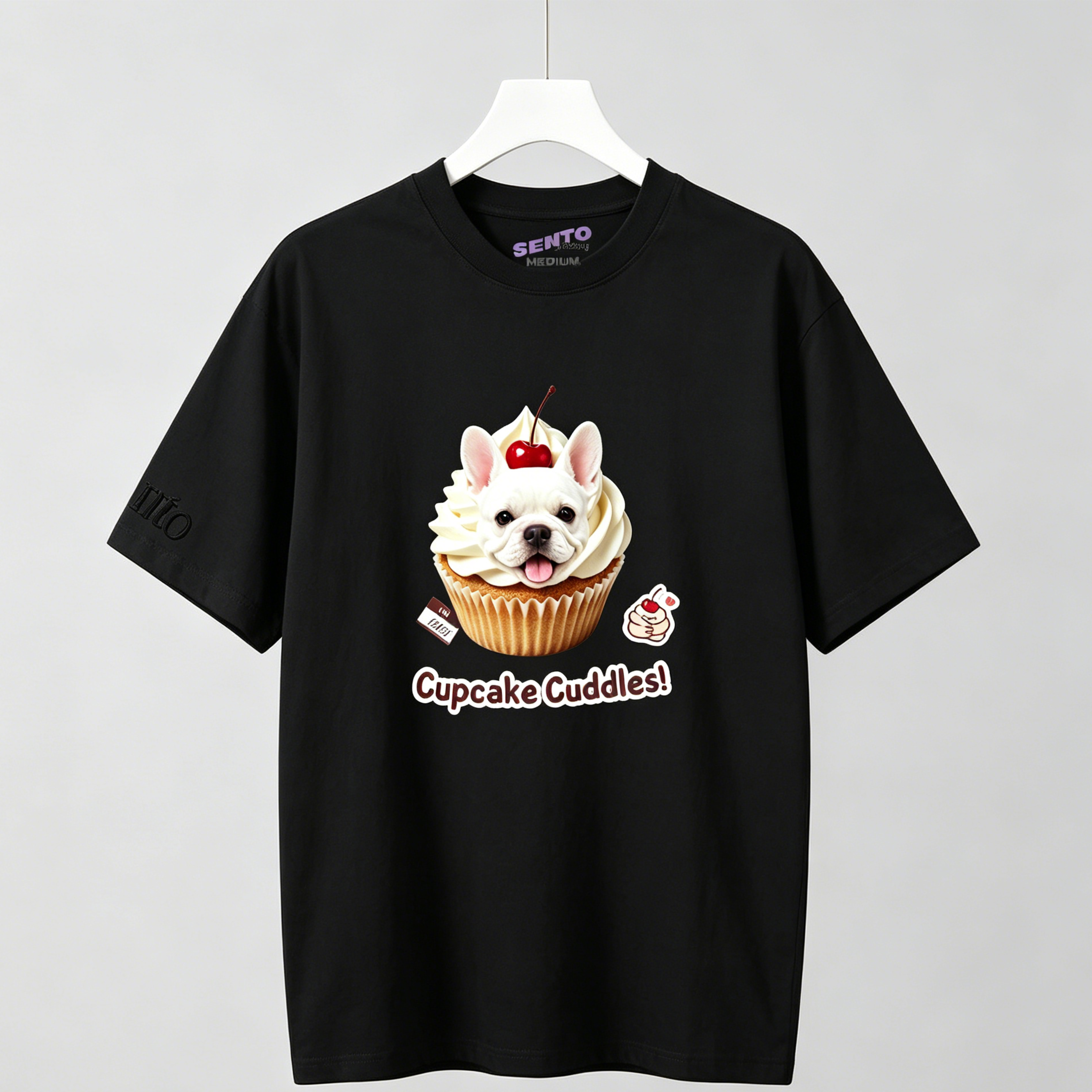 DIY - CUPCAKE (DOG GRAPHIC TEE)