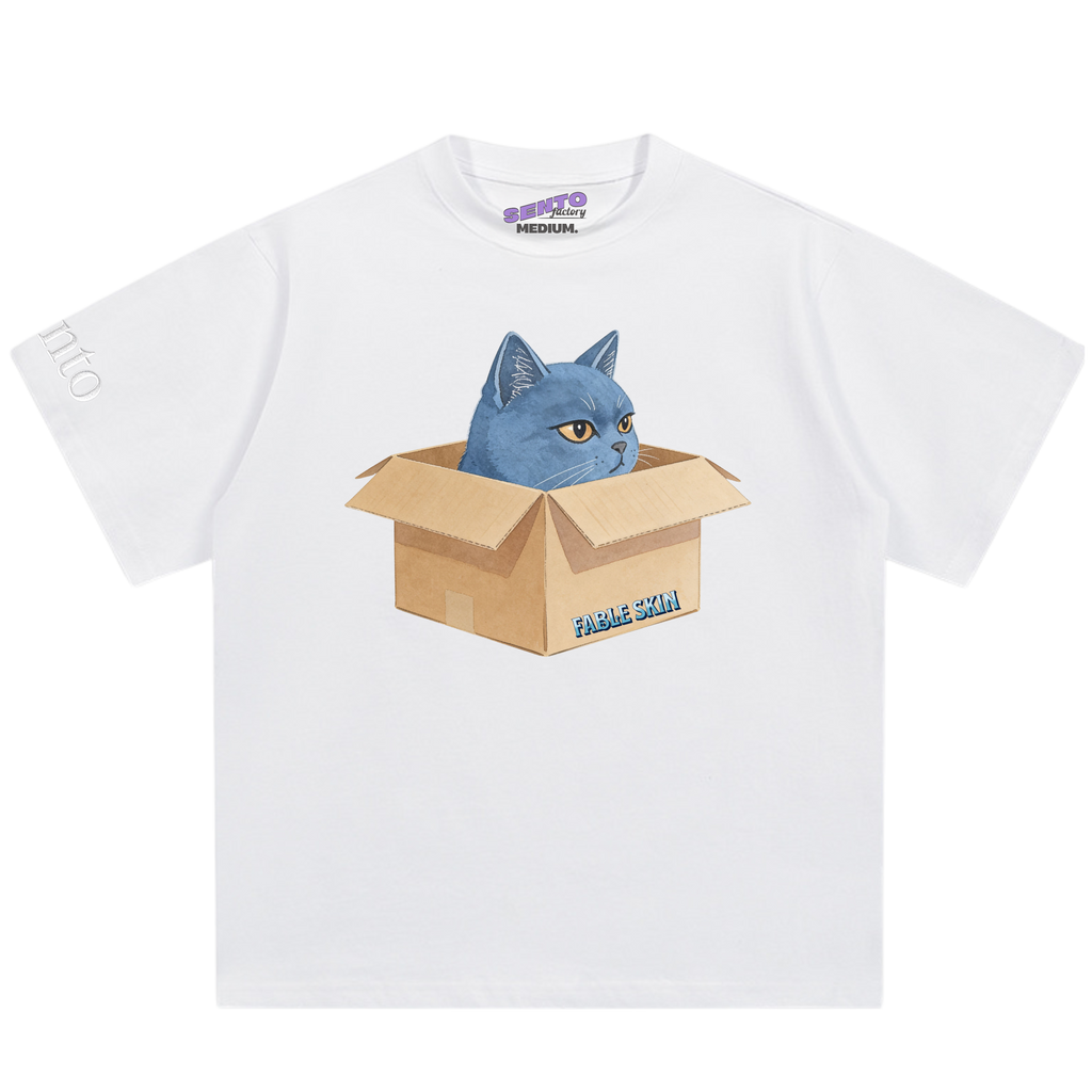 THE CAT IN THE BOX TEE