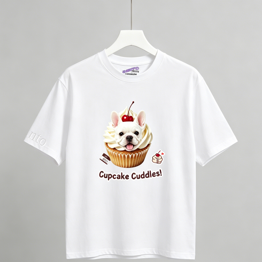 DIY - CUPCAKE (DOG GRAPHIC TEE)