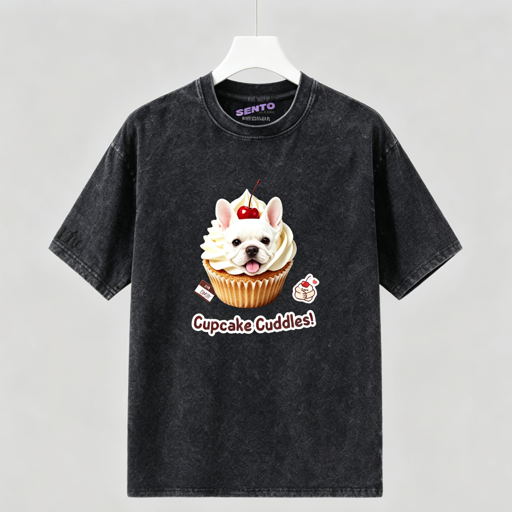 DIY - CUPCAKE (DOG GRAPHIC TEE)