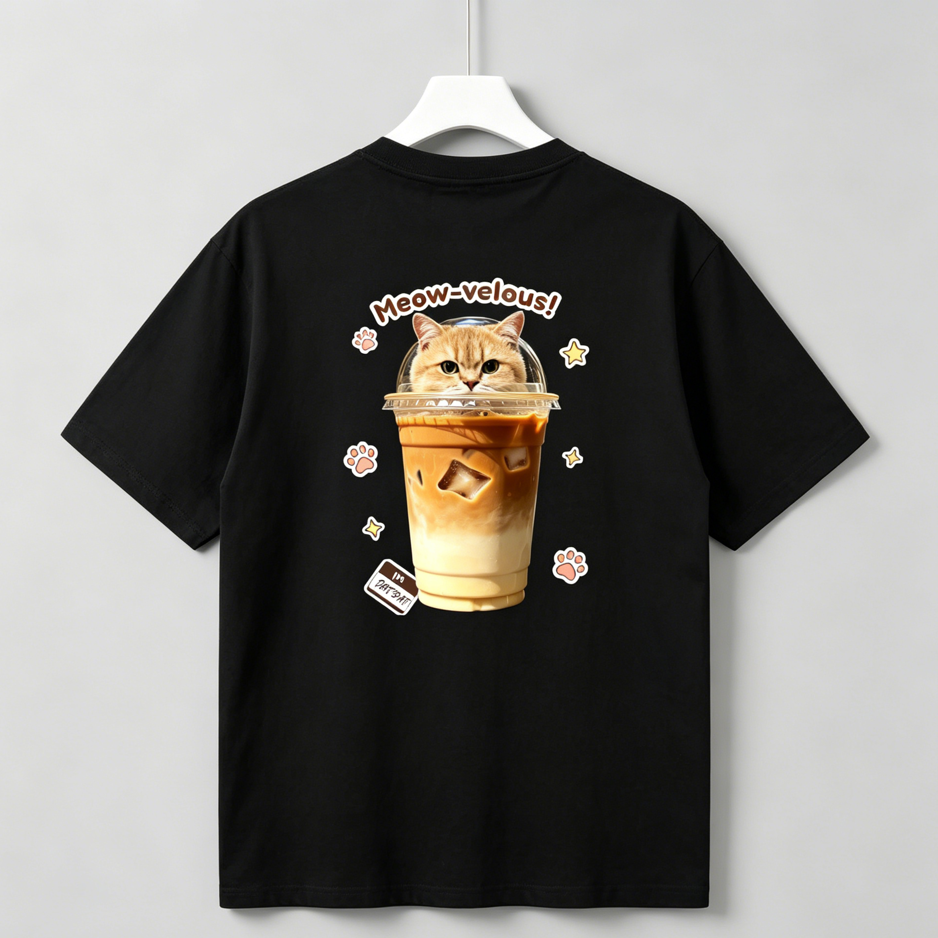 DIY - CAT LATTE (CAT GRAPHIC TEE)