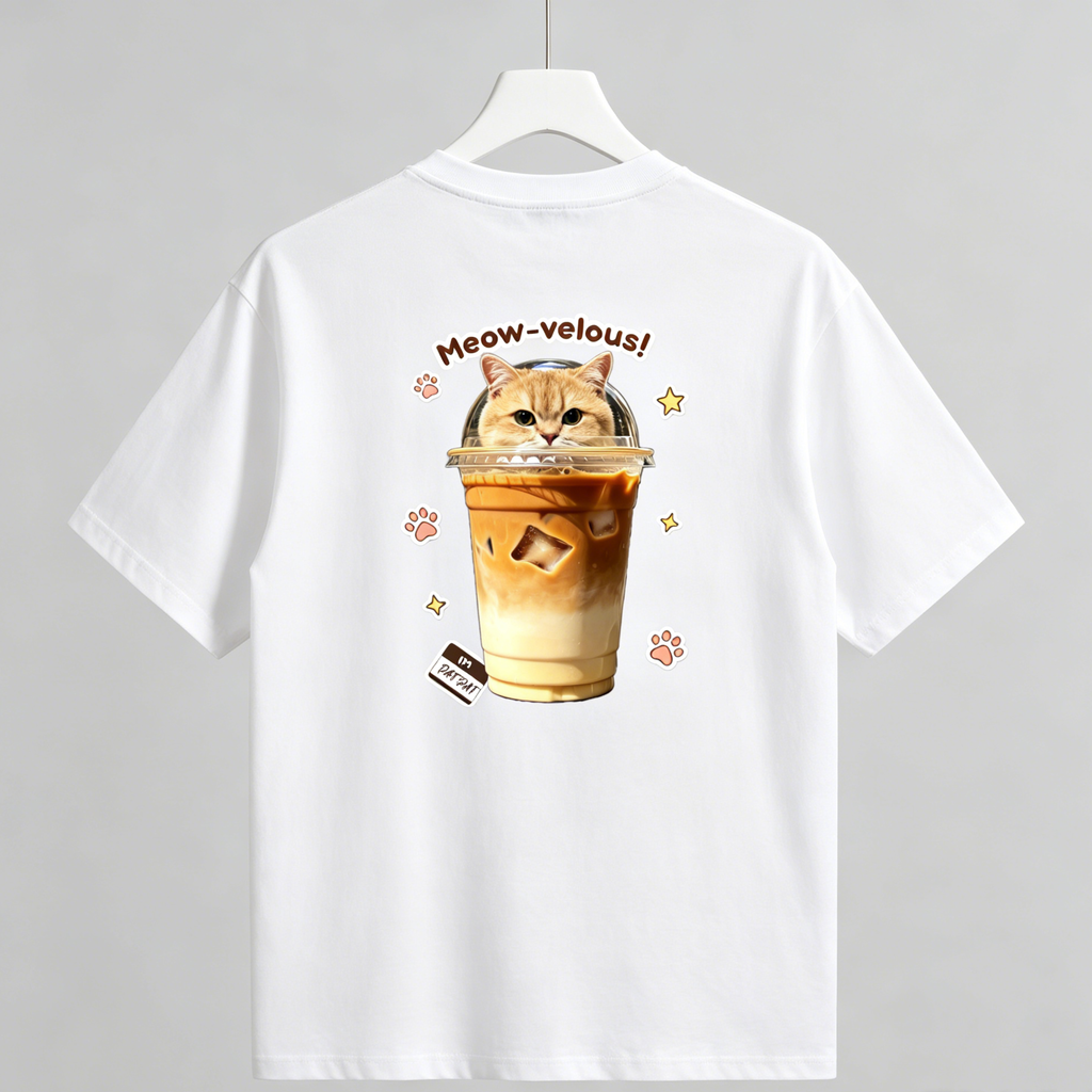 DIY - CAT LATTE (CAT GRAPHIC TEE)