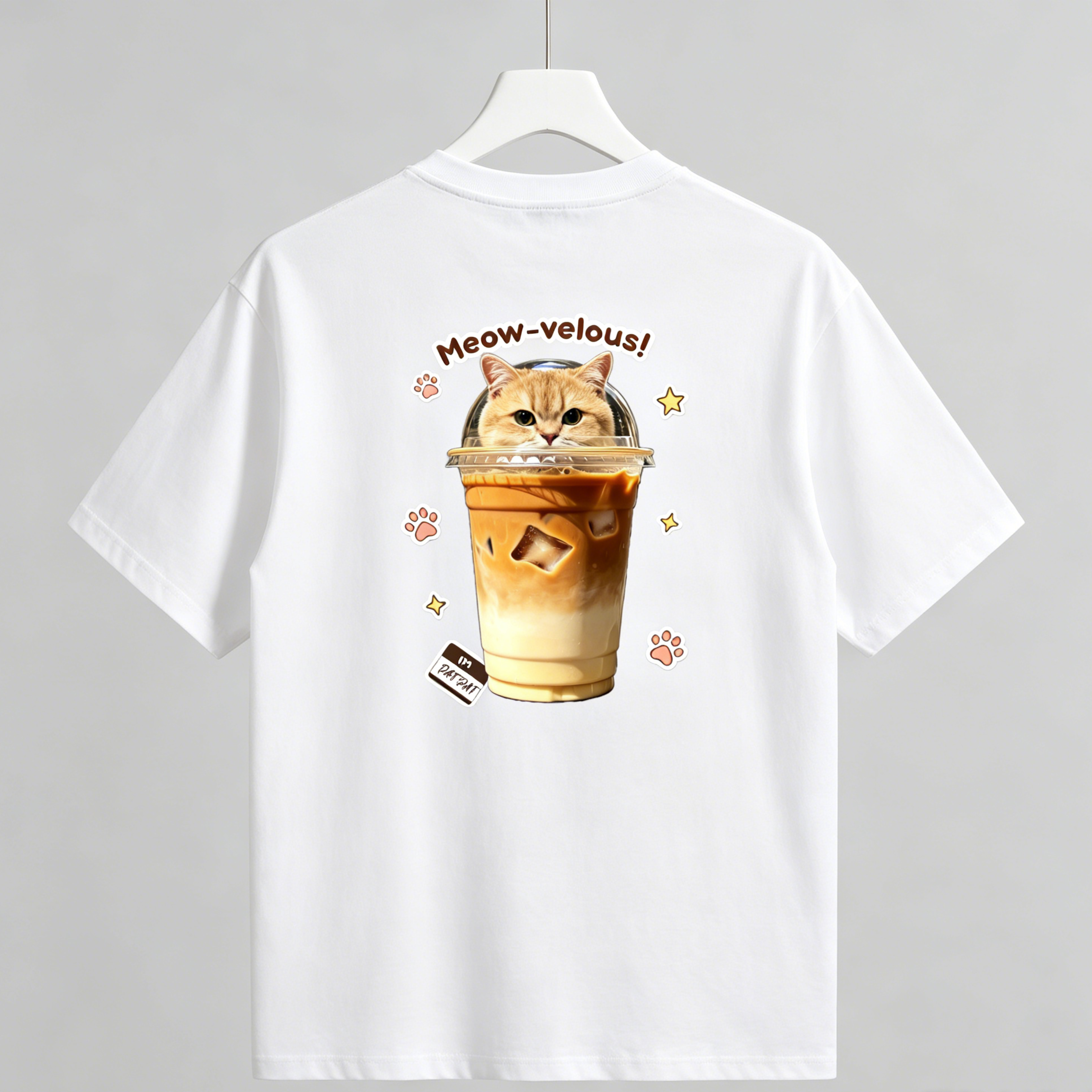DIY - CAT LATTE (CAT GRAPHIC TEE)