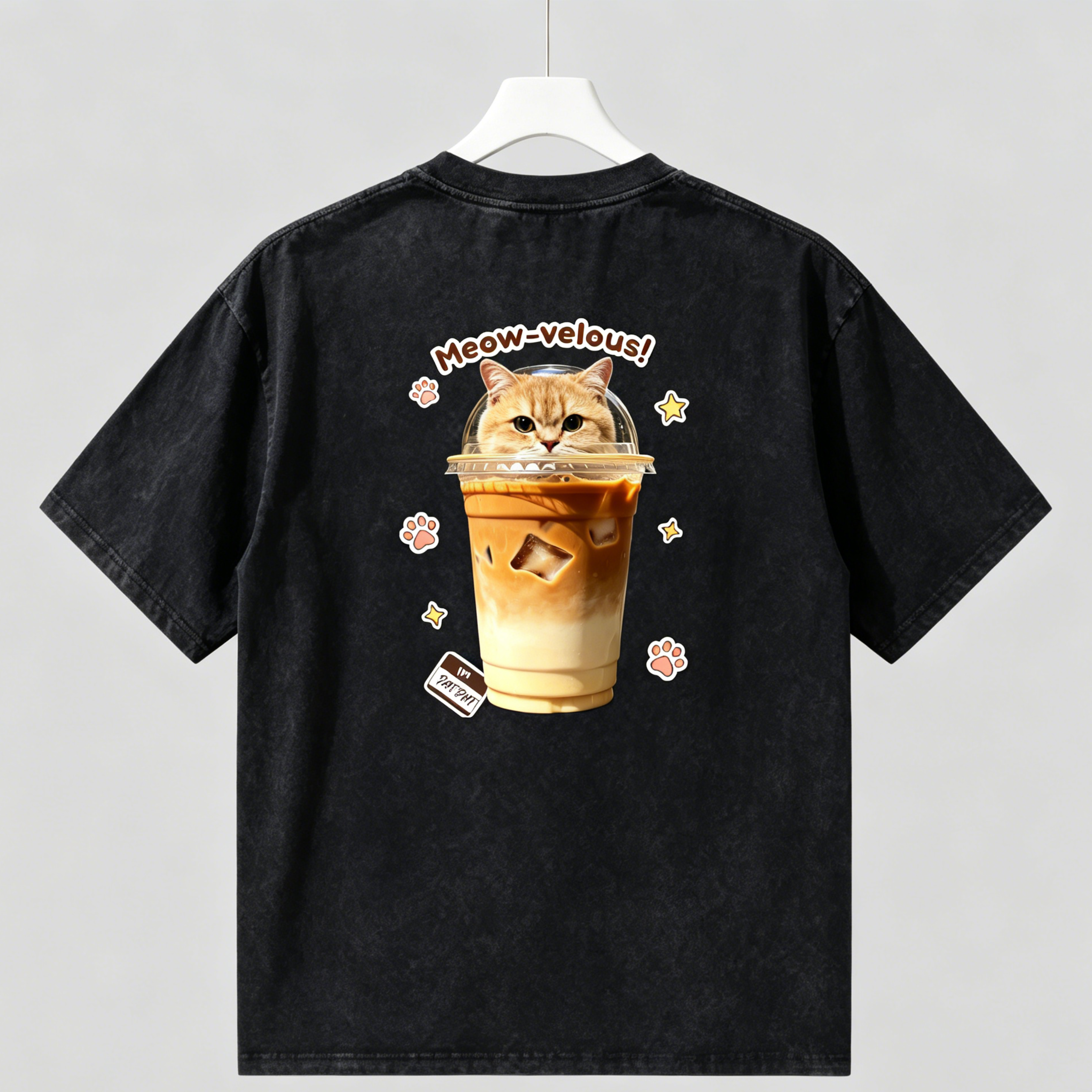 DIY - CAT LATTE (CAT GRAPHIC TEE)
