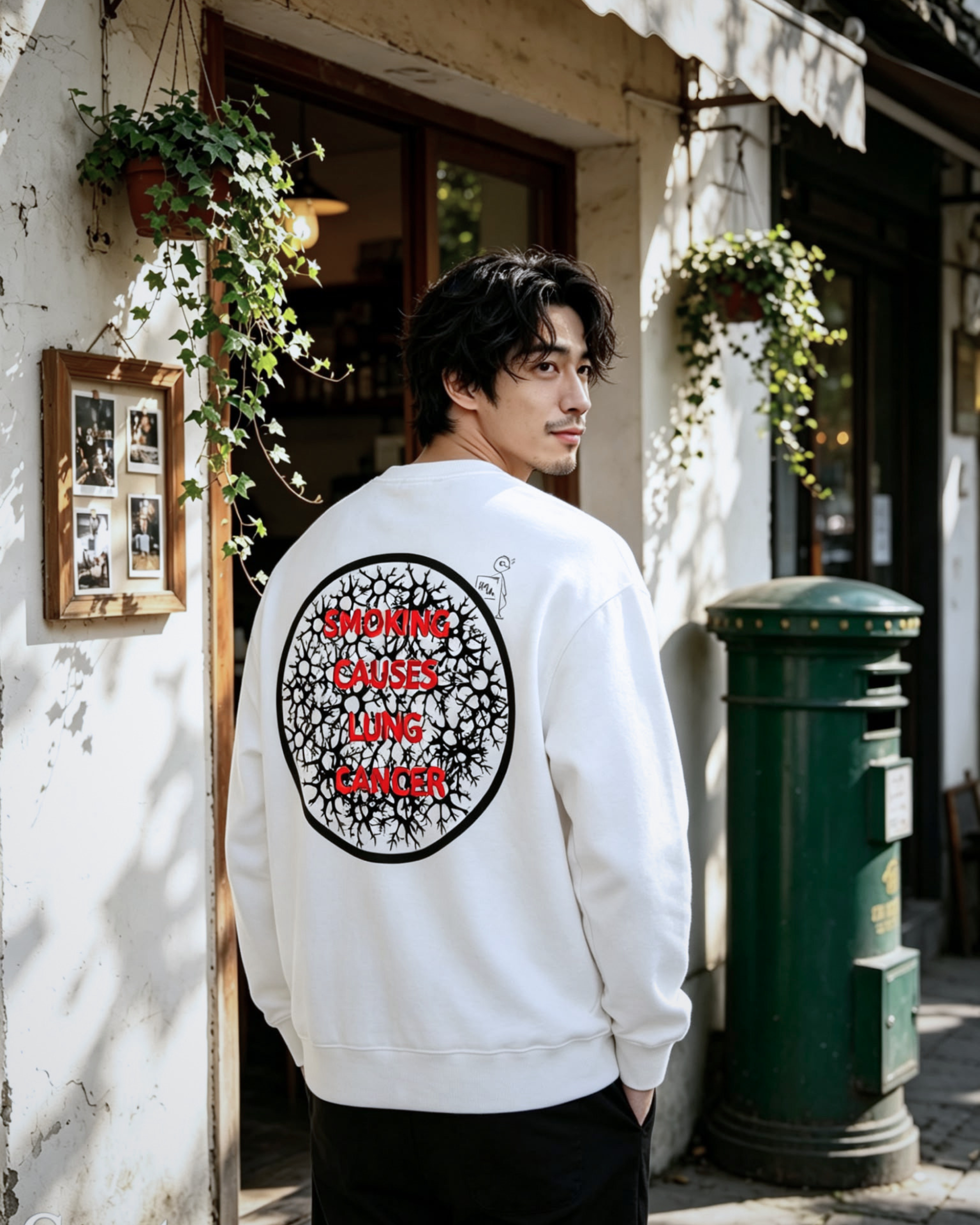 GFU_Smoking causes lung cancer Sweatshirt