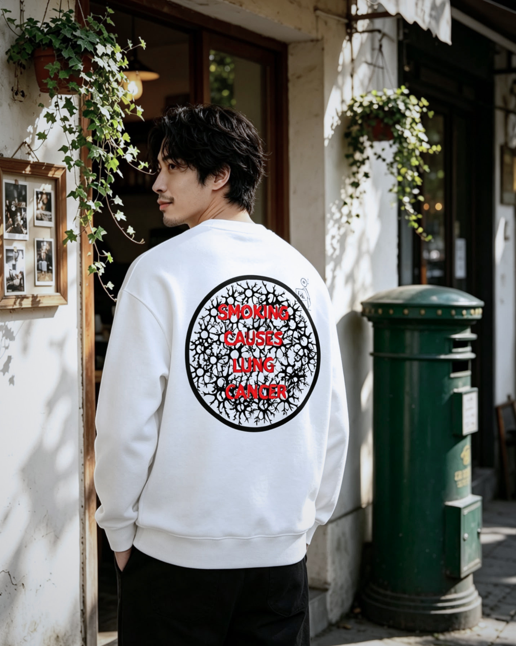 GFU_Smoking causes lung cancer Sweatshirt