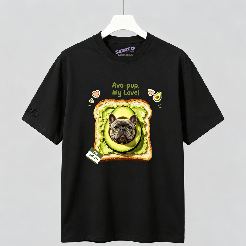 DIY - AVOCADO TOAST (DOG GRAPHIC TEE)