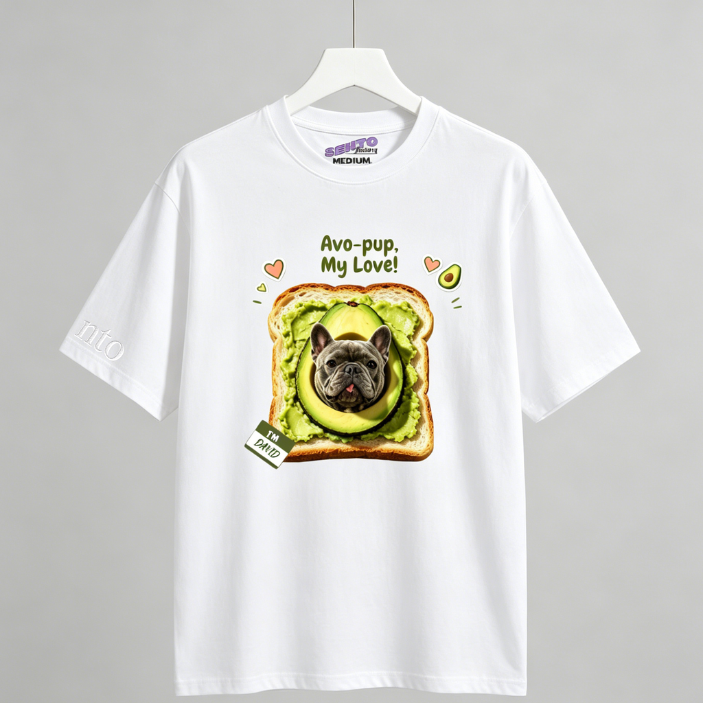 DIY - AVOCADO TOAST (DOG GRAPHIC TEE)