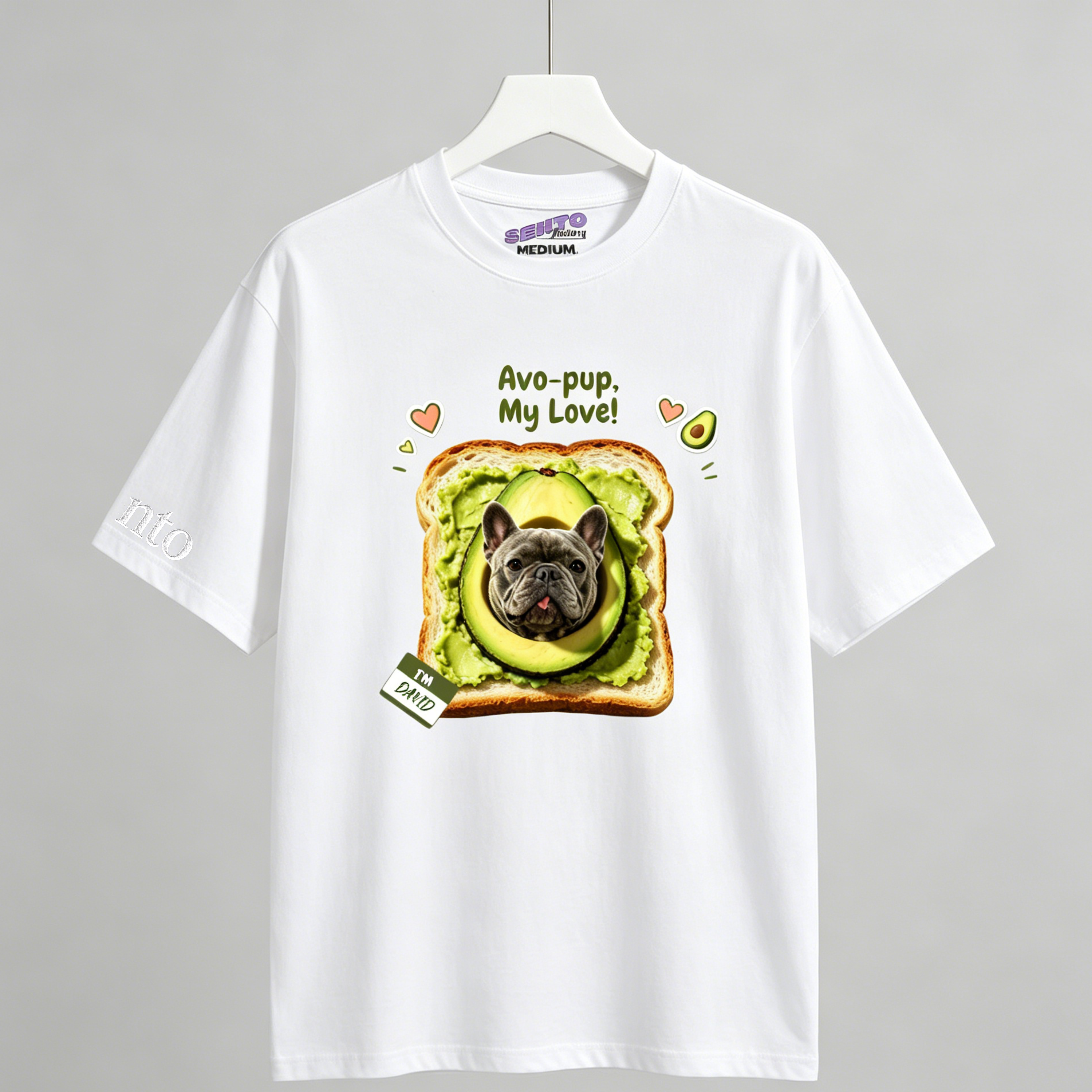 DIY - AVOCADO TOAST (DOG GRAPHIC TEE)
