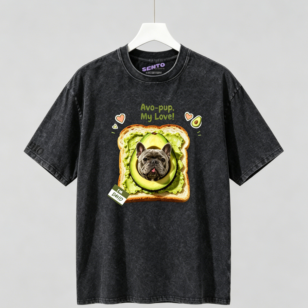 DIY - AVOCADO TOAST (DOG GRAPHIC TEE)