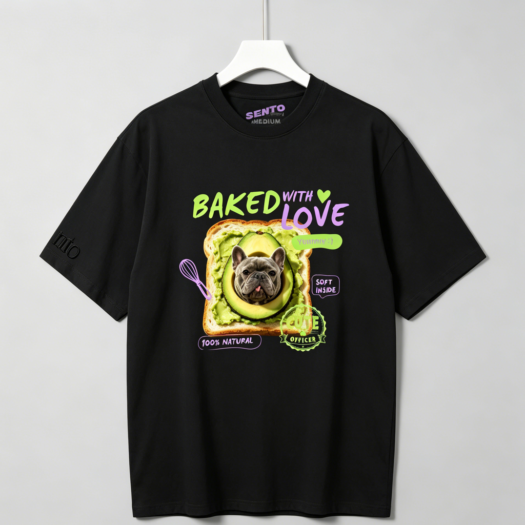 DIY - AVOCADO TOAST (DOG GRAPHIC TEE)