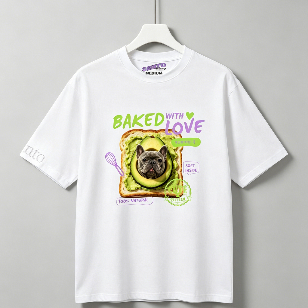 DIY - AVOCADO TOAST (DOG GRAPHIC TEE)