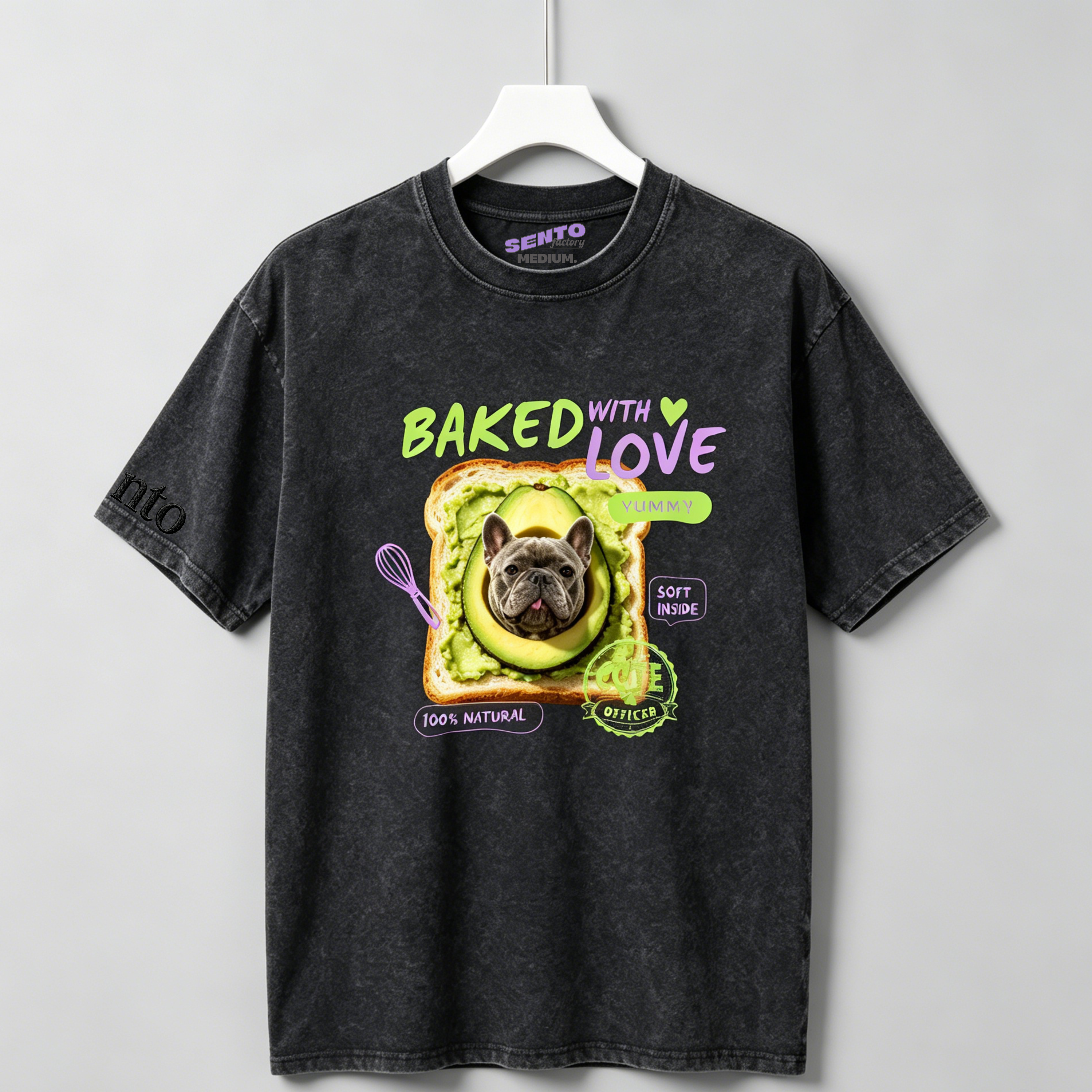 DIY - AVOCADO TOAST (DOG GRAPHIC TEE)