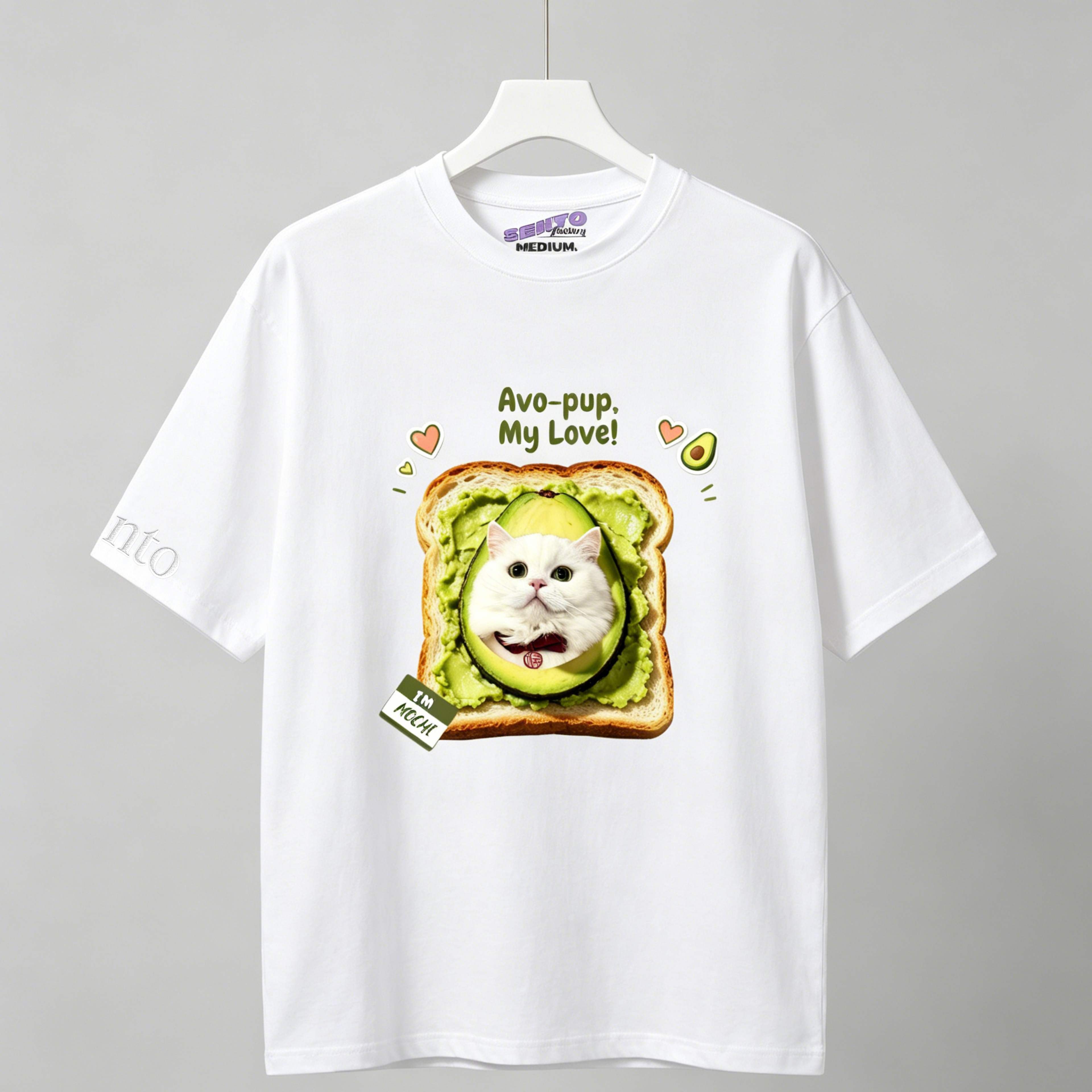 DIY - AVOCADO TOAST (CAT GRAPHIC TEE)
