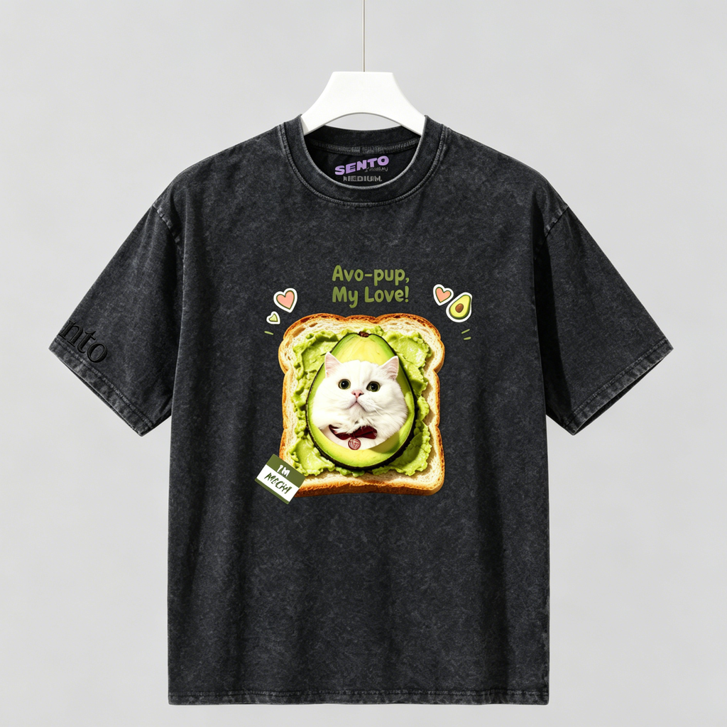 DIY - AVOCADO TOAST (CAT GRAPHIC TEE)