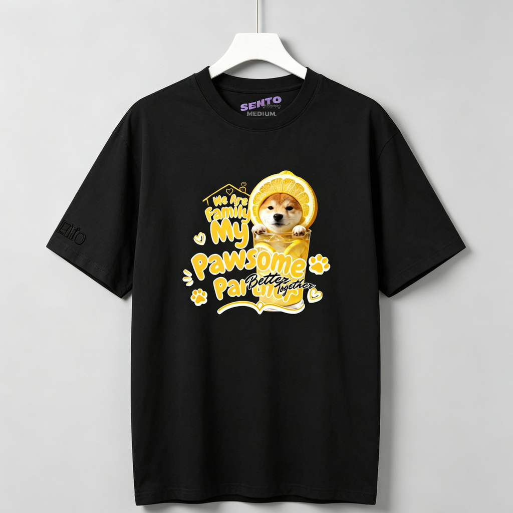 DIY - LEMON DRINK (DOG GRAPHIC TEE)