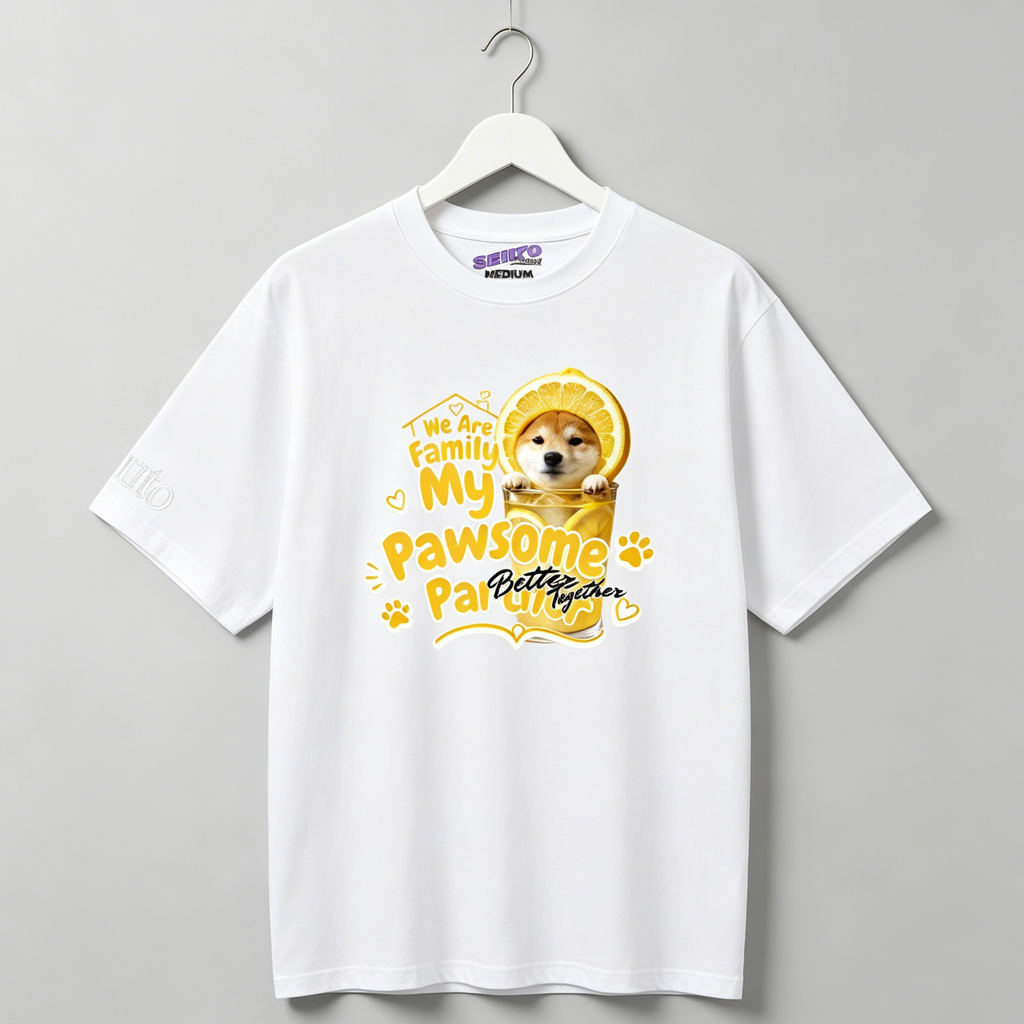 DIY - LEMON DRINK (DOG GRAPHIC TEE)