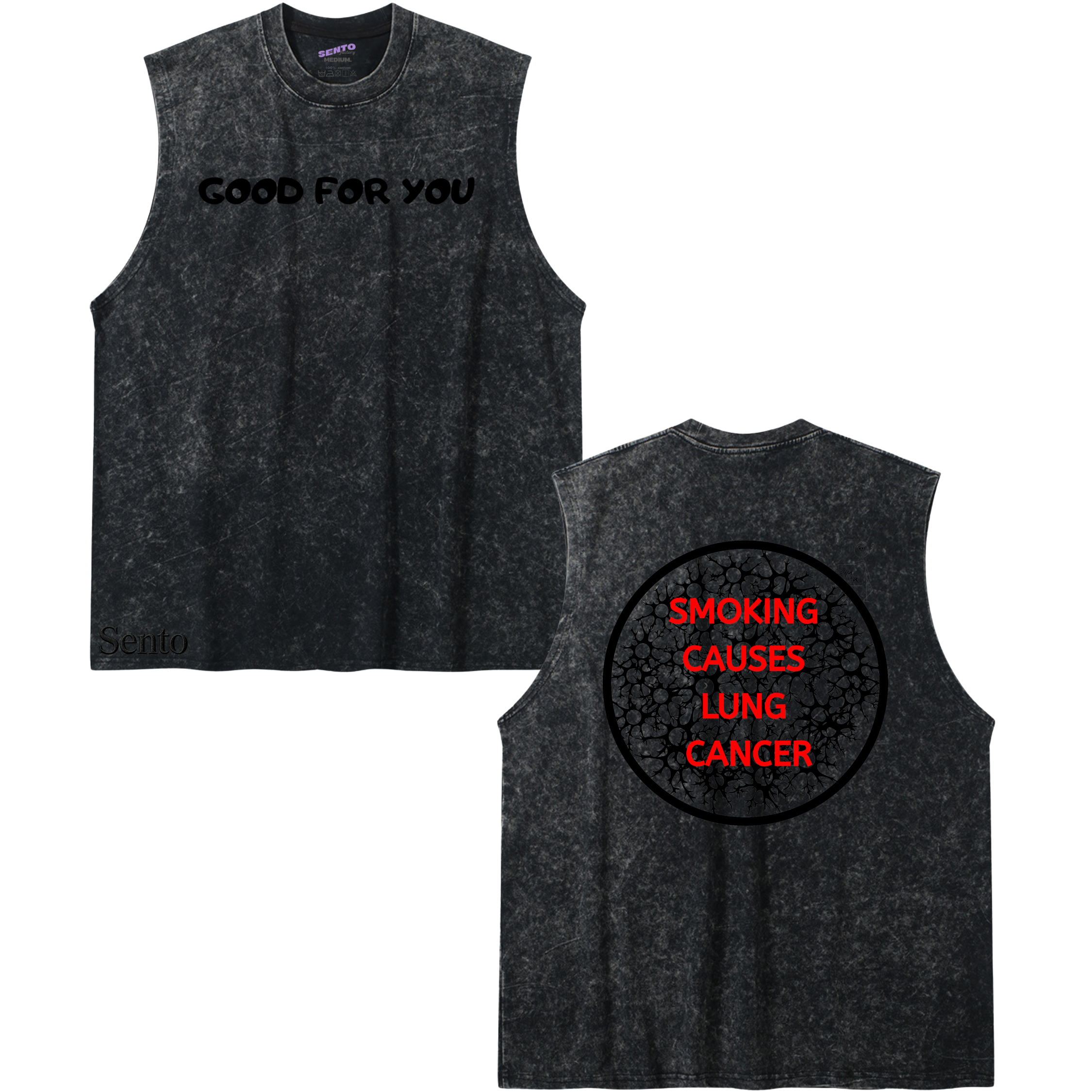 GFU_Smoking causes lung cancer Sweatshirt