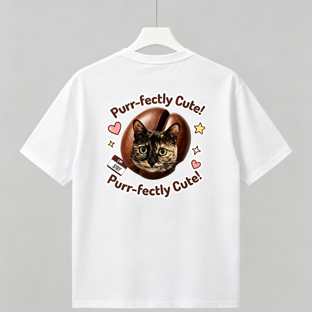 DIY - COFFEE BEAN (CAT GRAPHIC TEE)