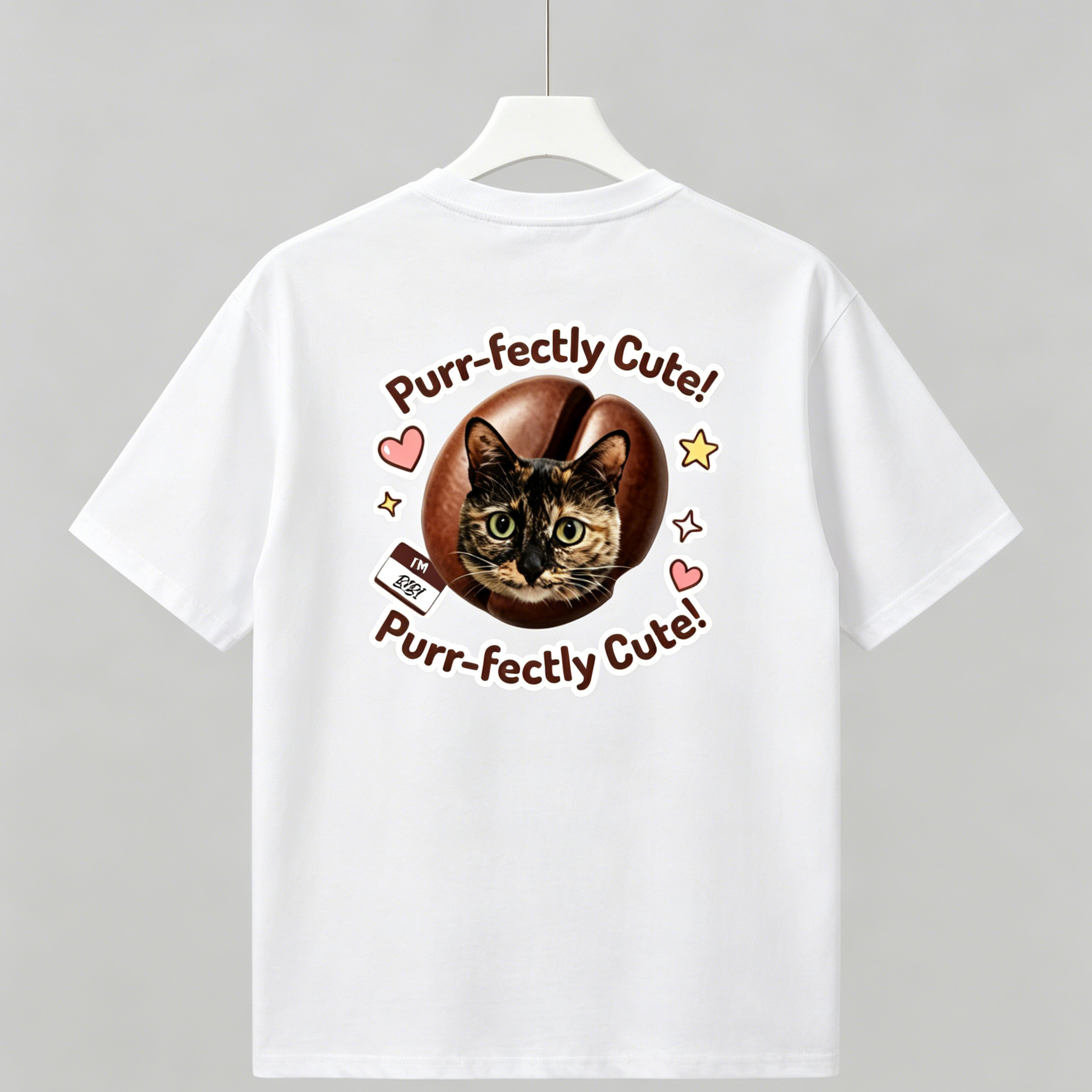 DIY - COFFEE BEAN (CAT GRAPHIC TEE)