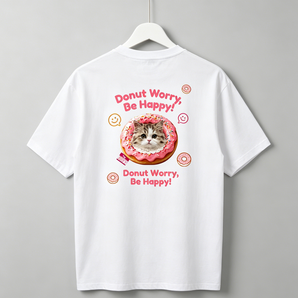DIY - DONUT (CAT GRAPHIC TEE)