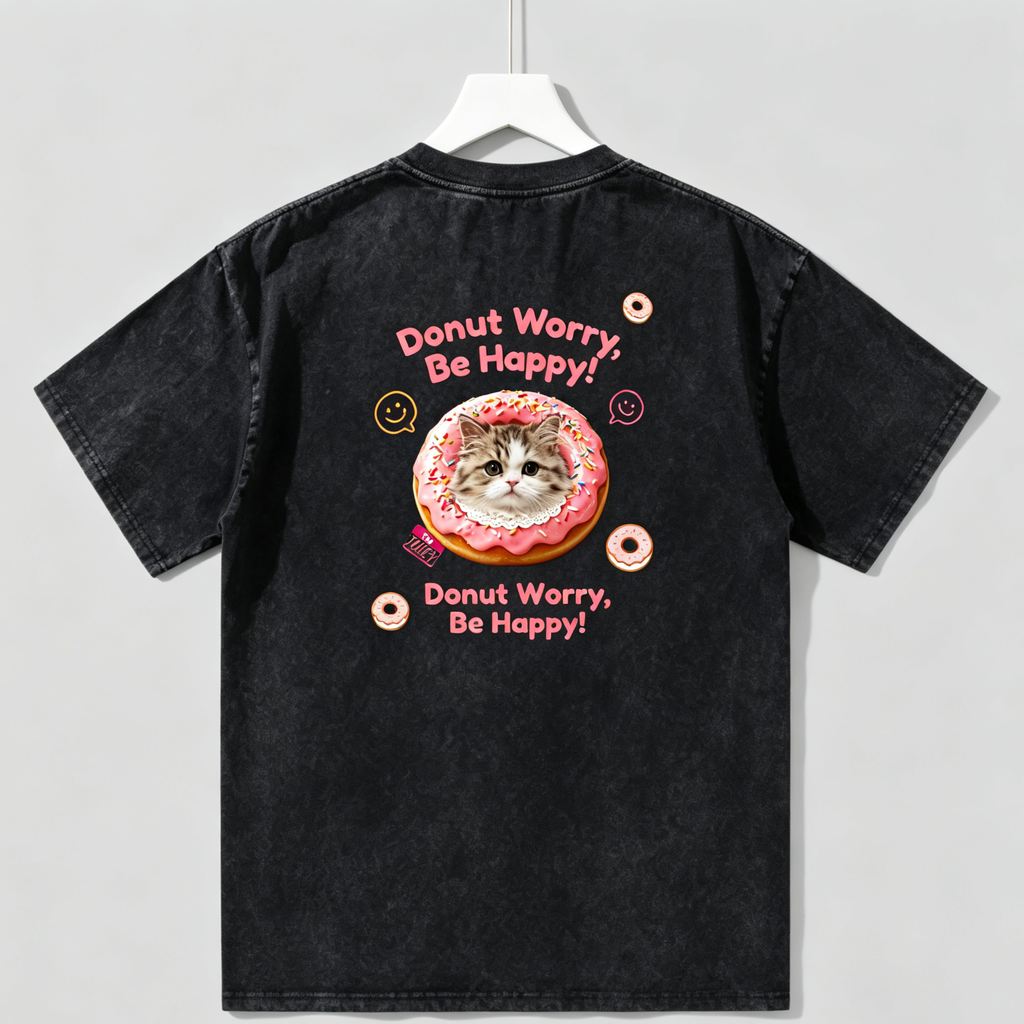 DIY - DONUT (CAT GRAPHIC TEE)