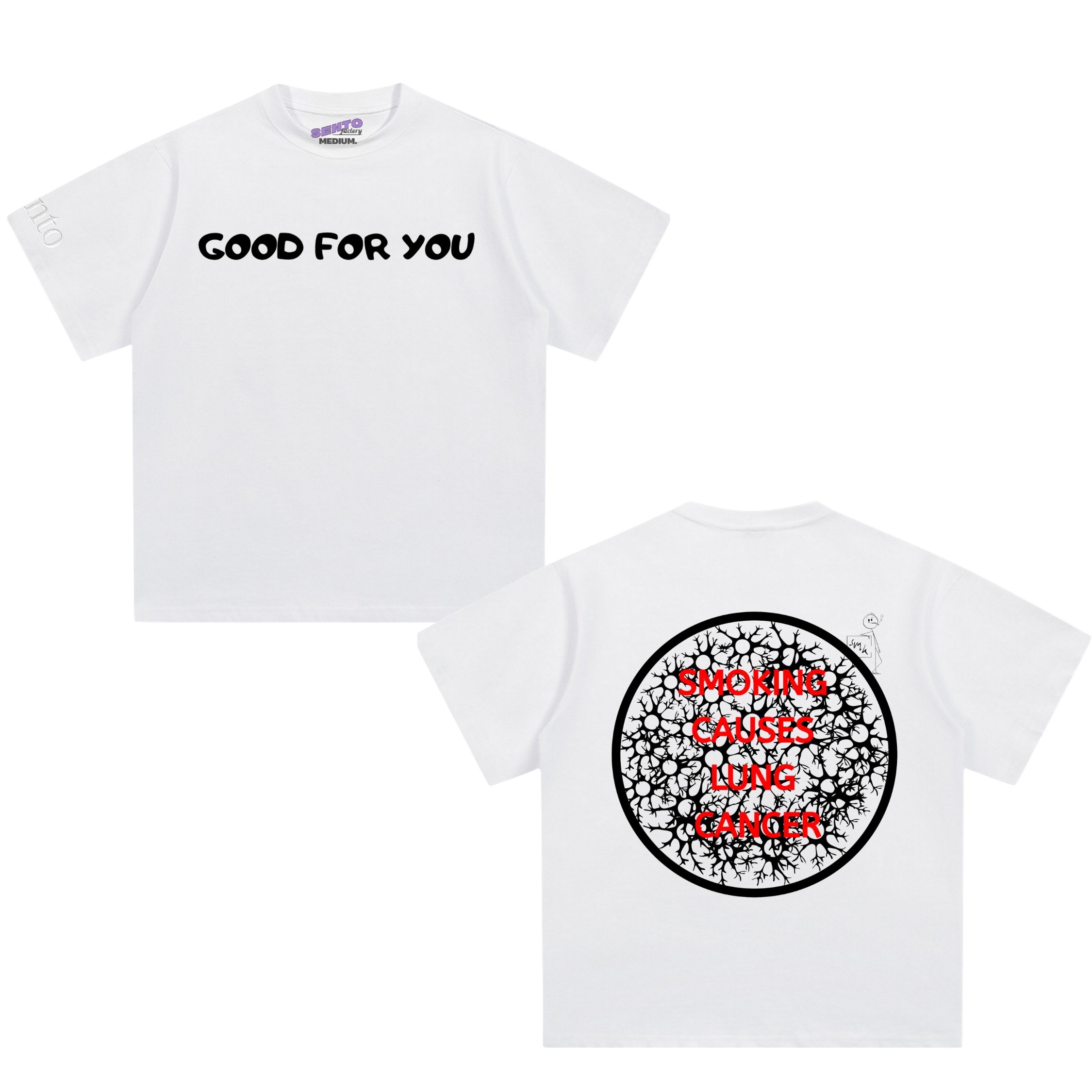 GFU_Smoking causes lung cancer Sweatshirt